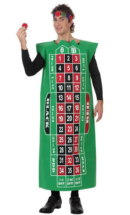 Déguisement tapis de roulette homme