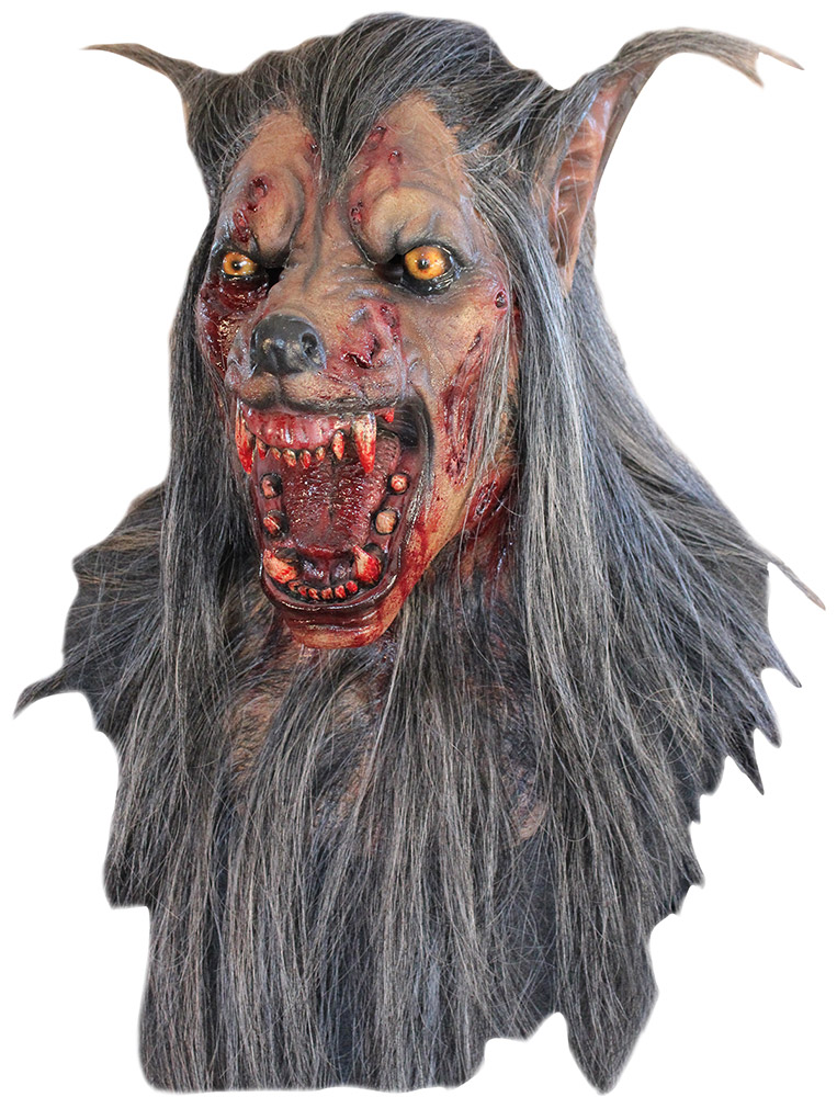 Masque de loup terrifiant adulte