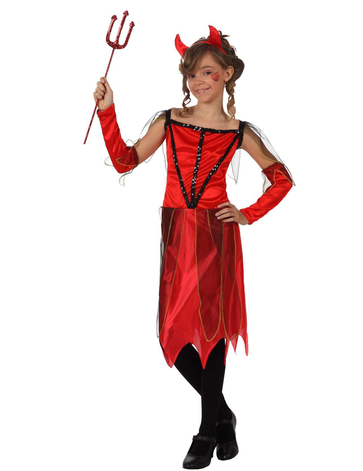 Déguisement diablesse classique fille Halloween