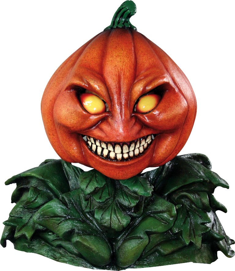 Masque intégral citrouille de luxe halloween adulte