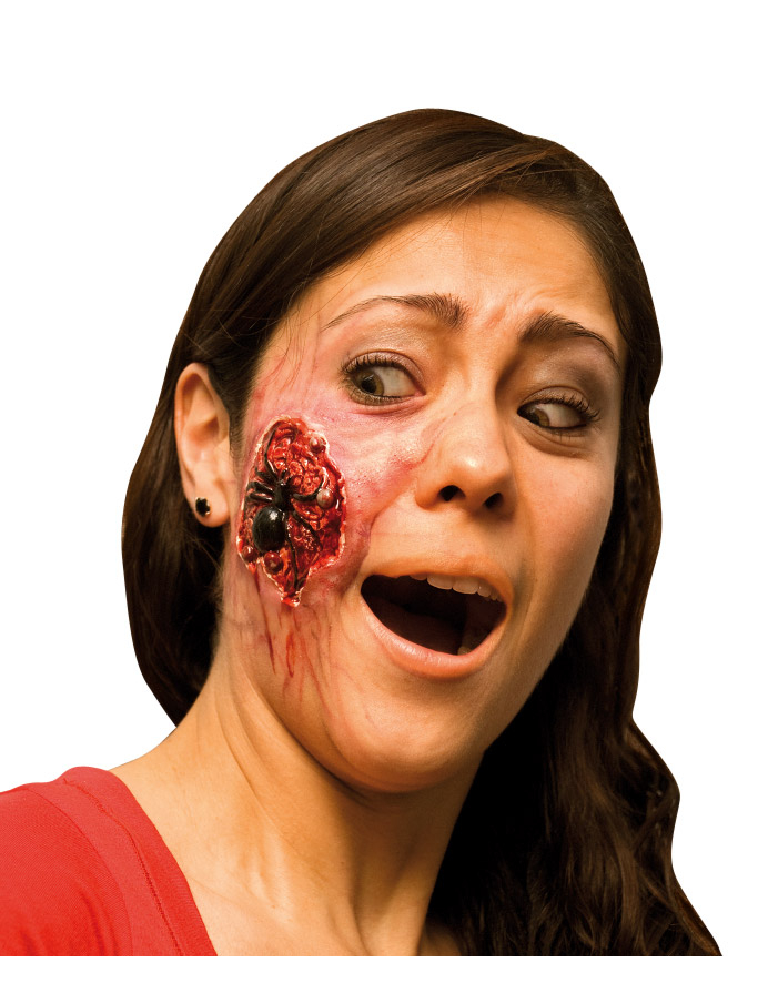 Fausse blessure araignée adulte Halloween