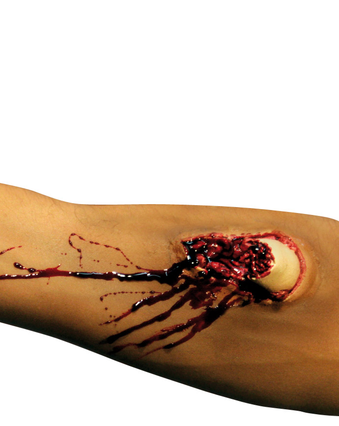 Fausse blessure bras adulte
