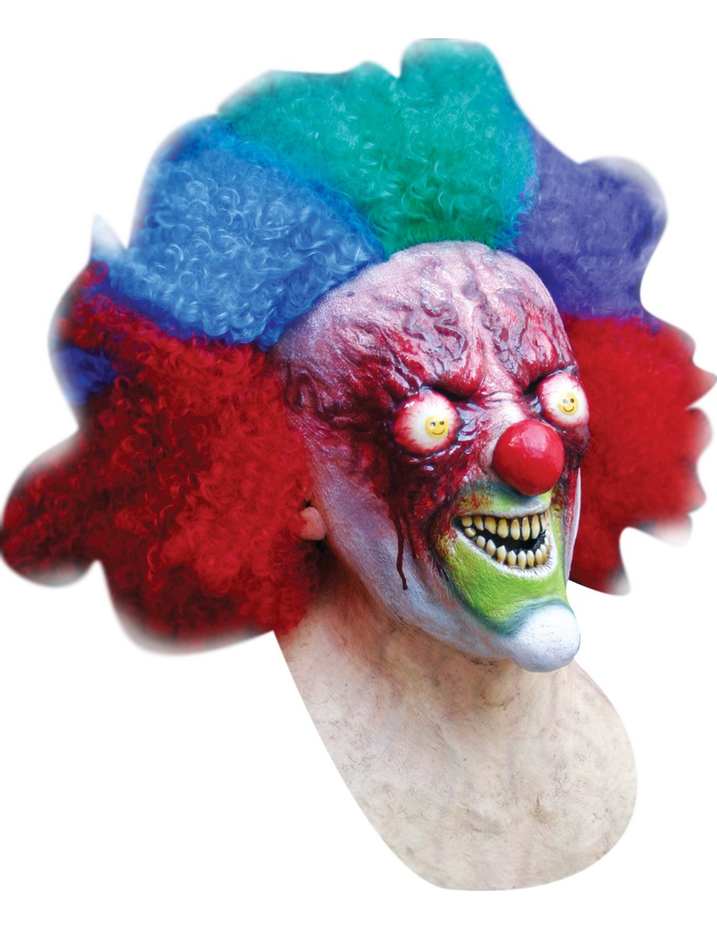 Masque clown brulé adulte Halloween