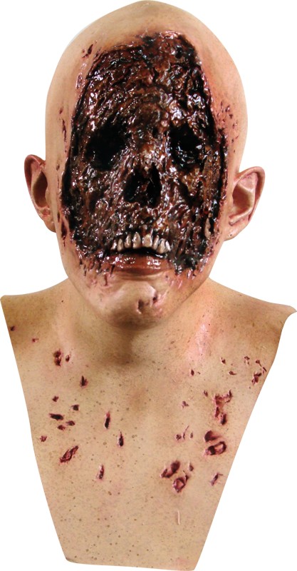 Masque peau brulée adulte Halloween
