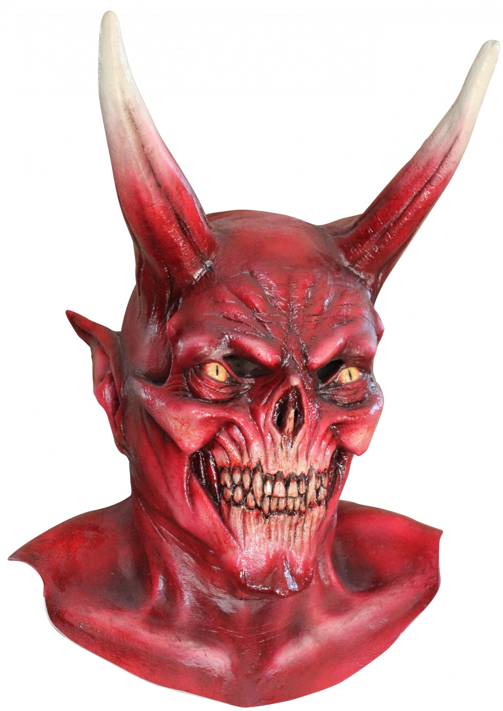 Masque démon rouge adulte Halloween
