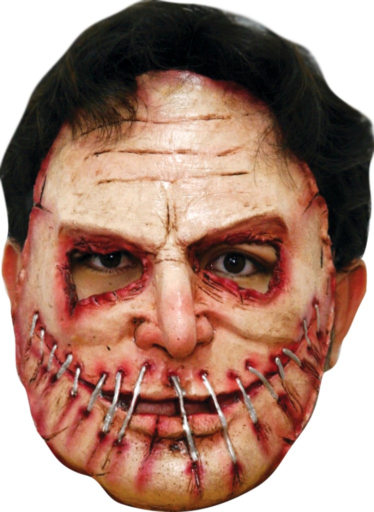 Masque tueur sourire de l'ange adulte Halloween