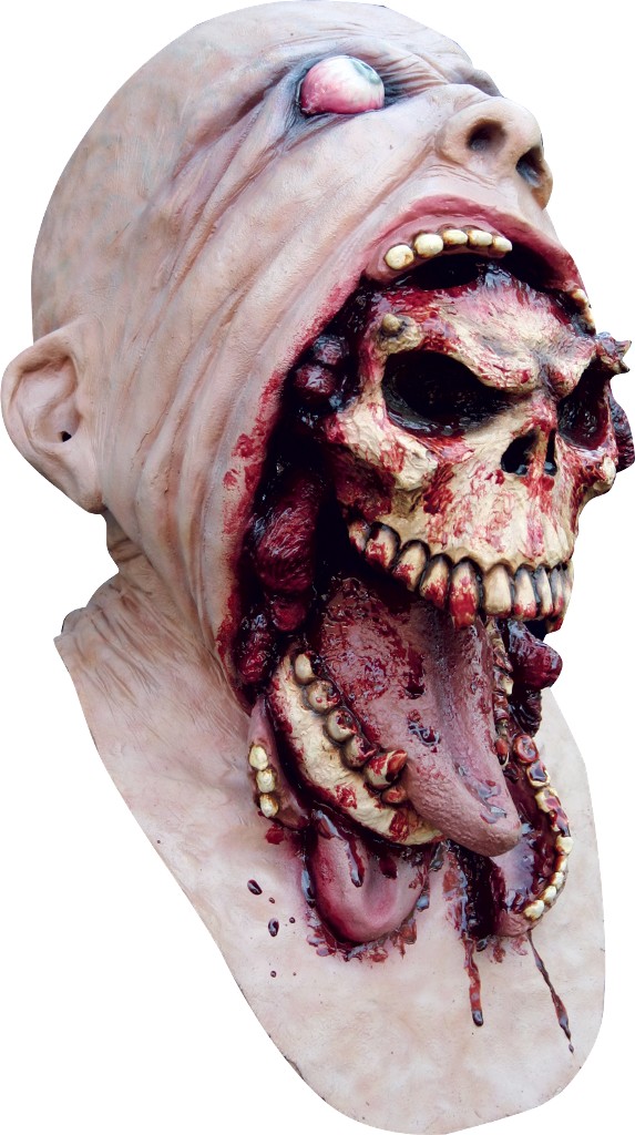 Masque tête de mort sanglante adulte Halloween
