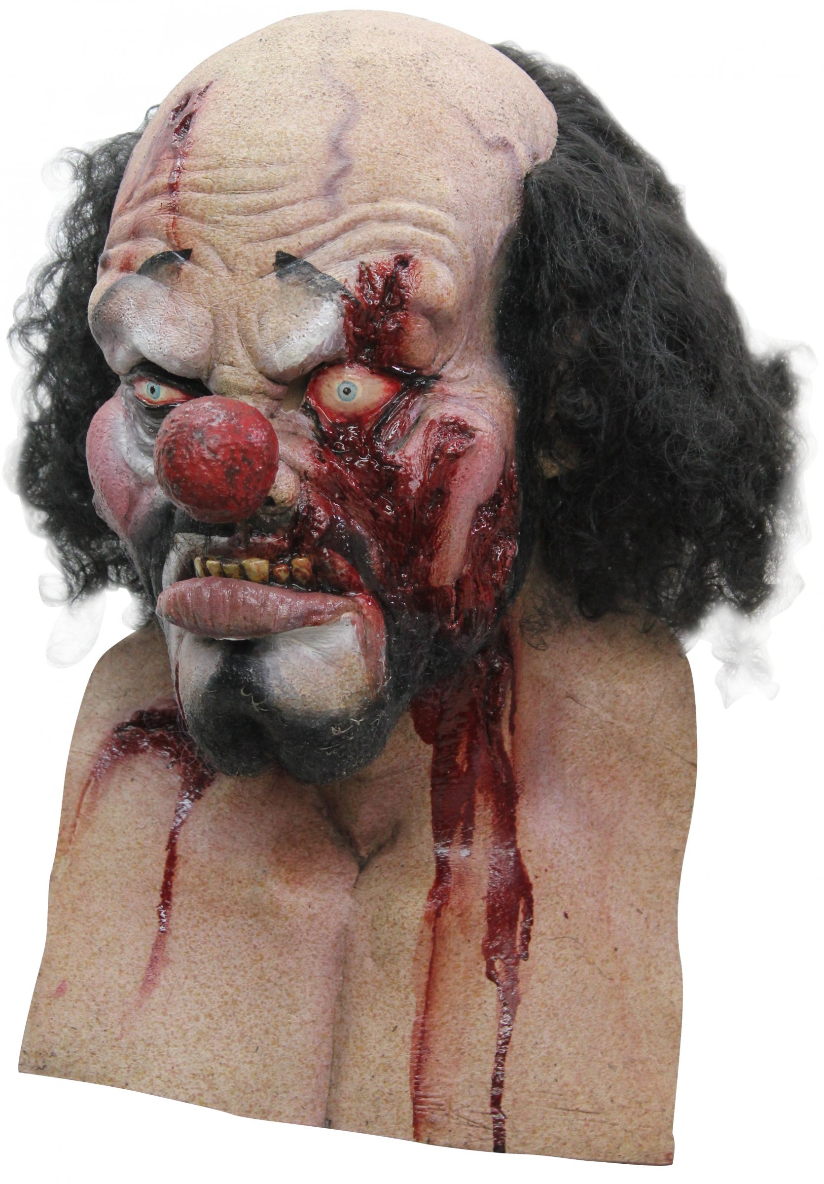 Masque clown défiguré adulte Halloween