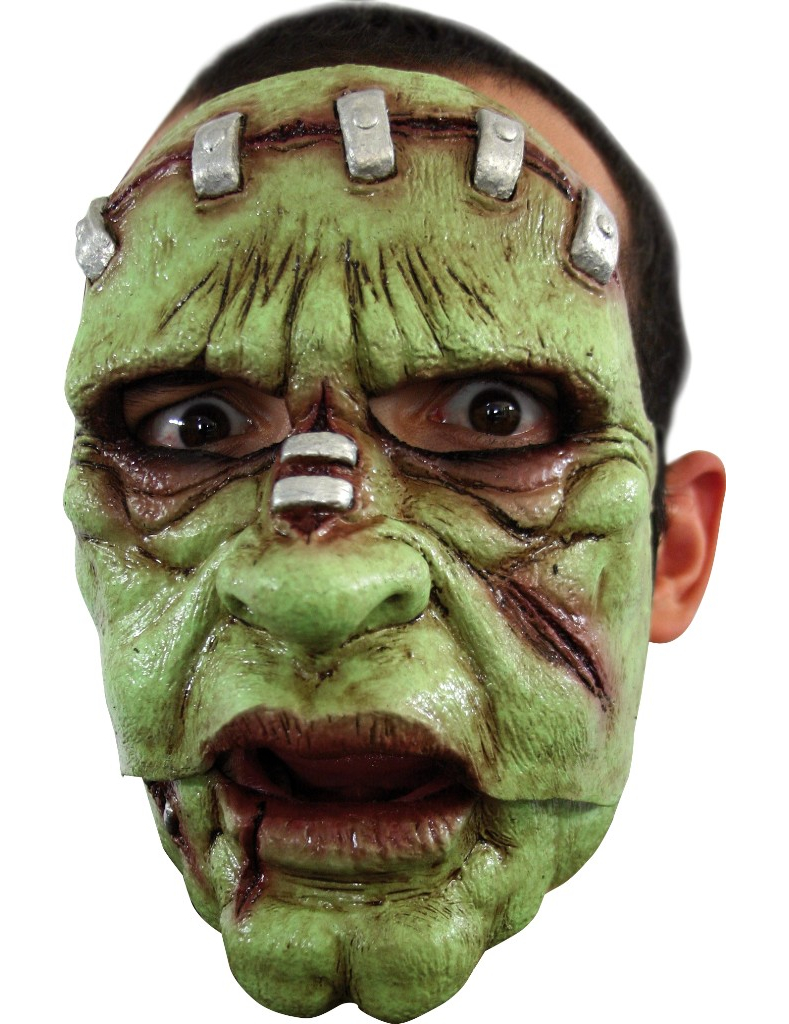 Masque monstre vert adulte Halloween