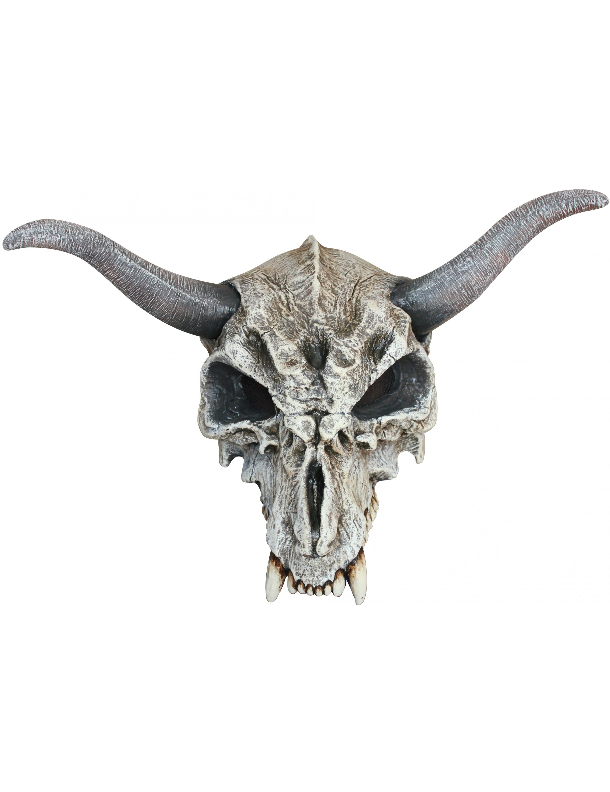 Masque crâne animal à cornes adulte Halloween