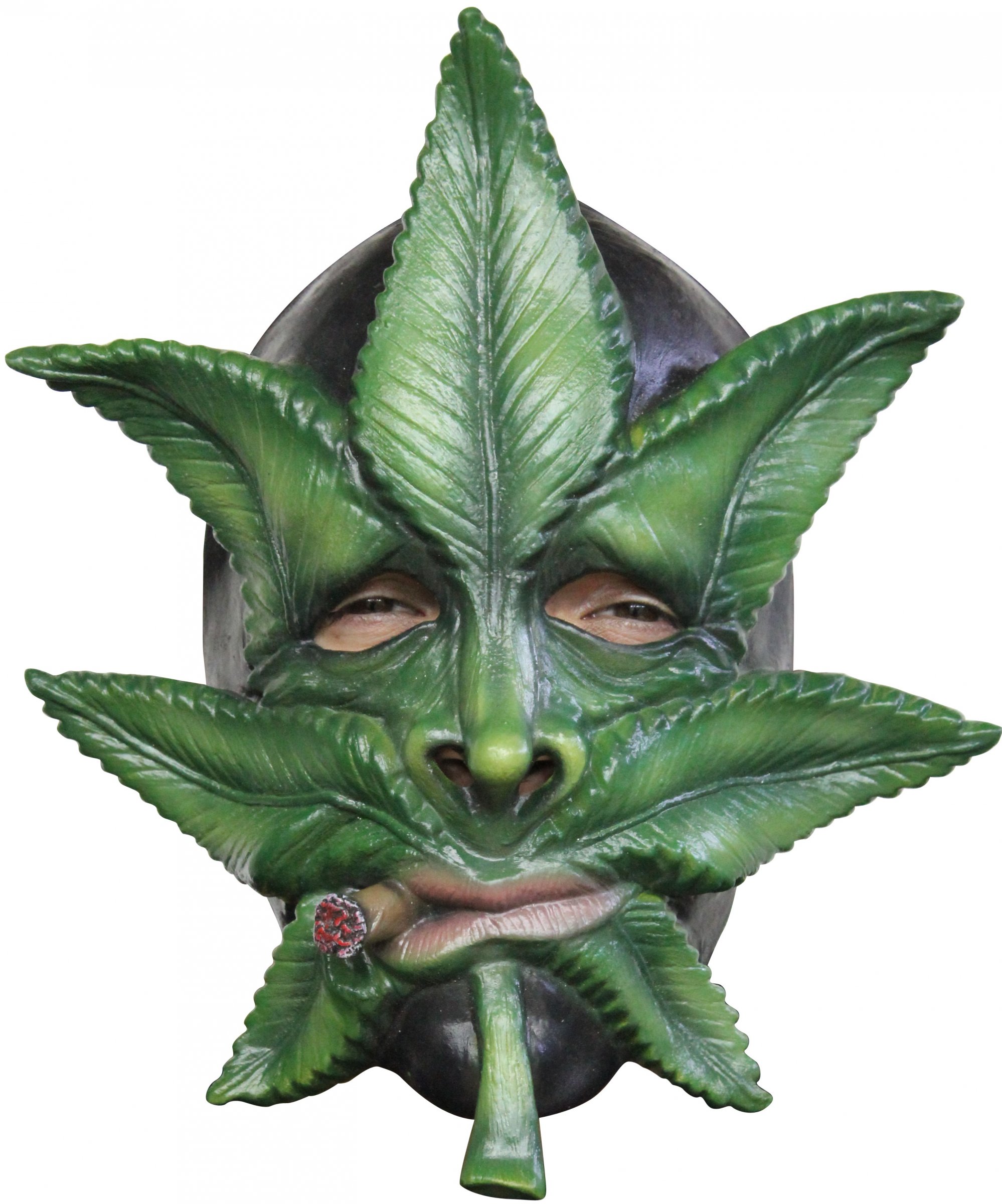 Masque feuille de cannabis adulte