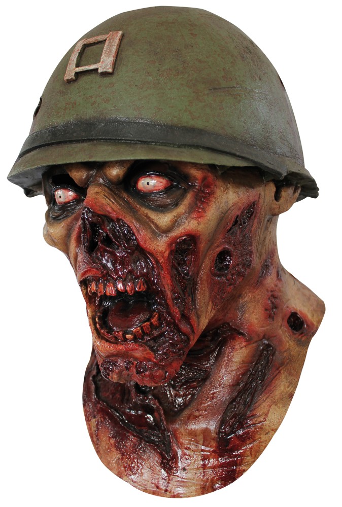 Masque soldat zombie adulte Halloween