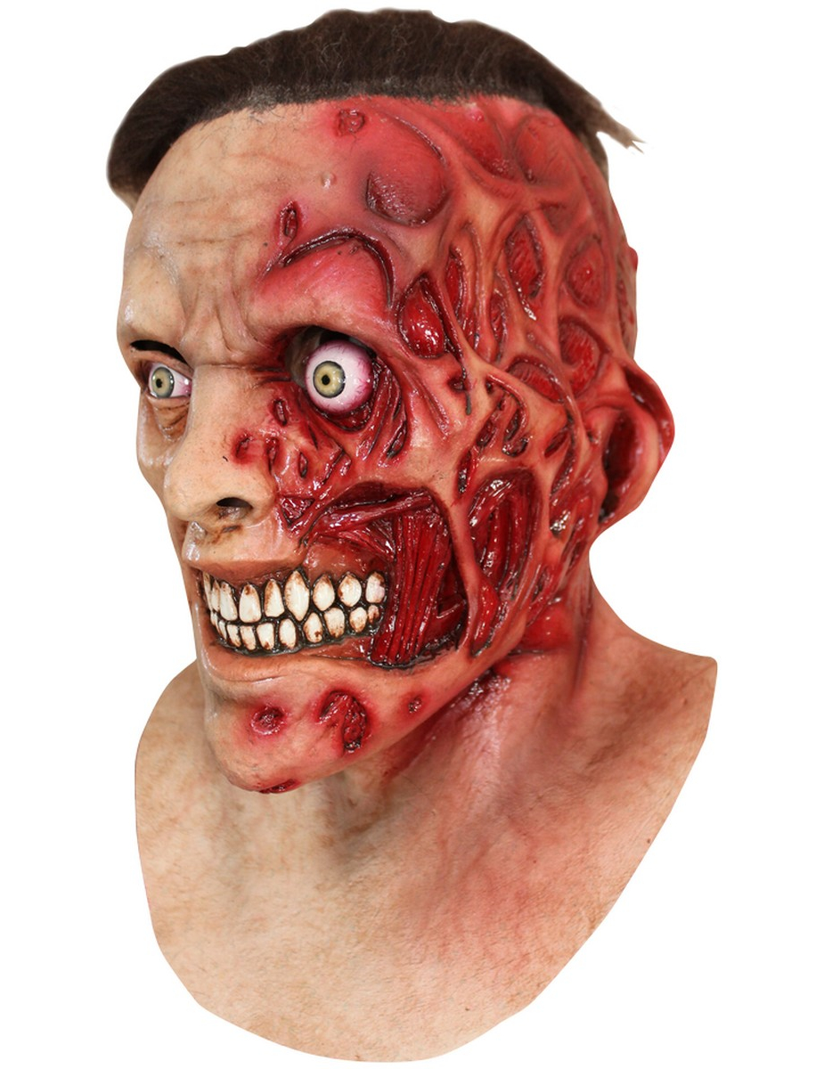 Masque homme brûlé adulte Halloween