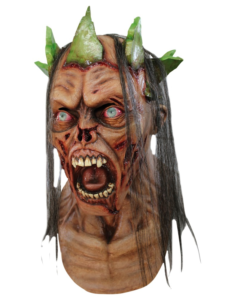 Masque intégral créature des bois squelettique adulte Halloween
