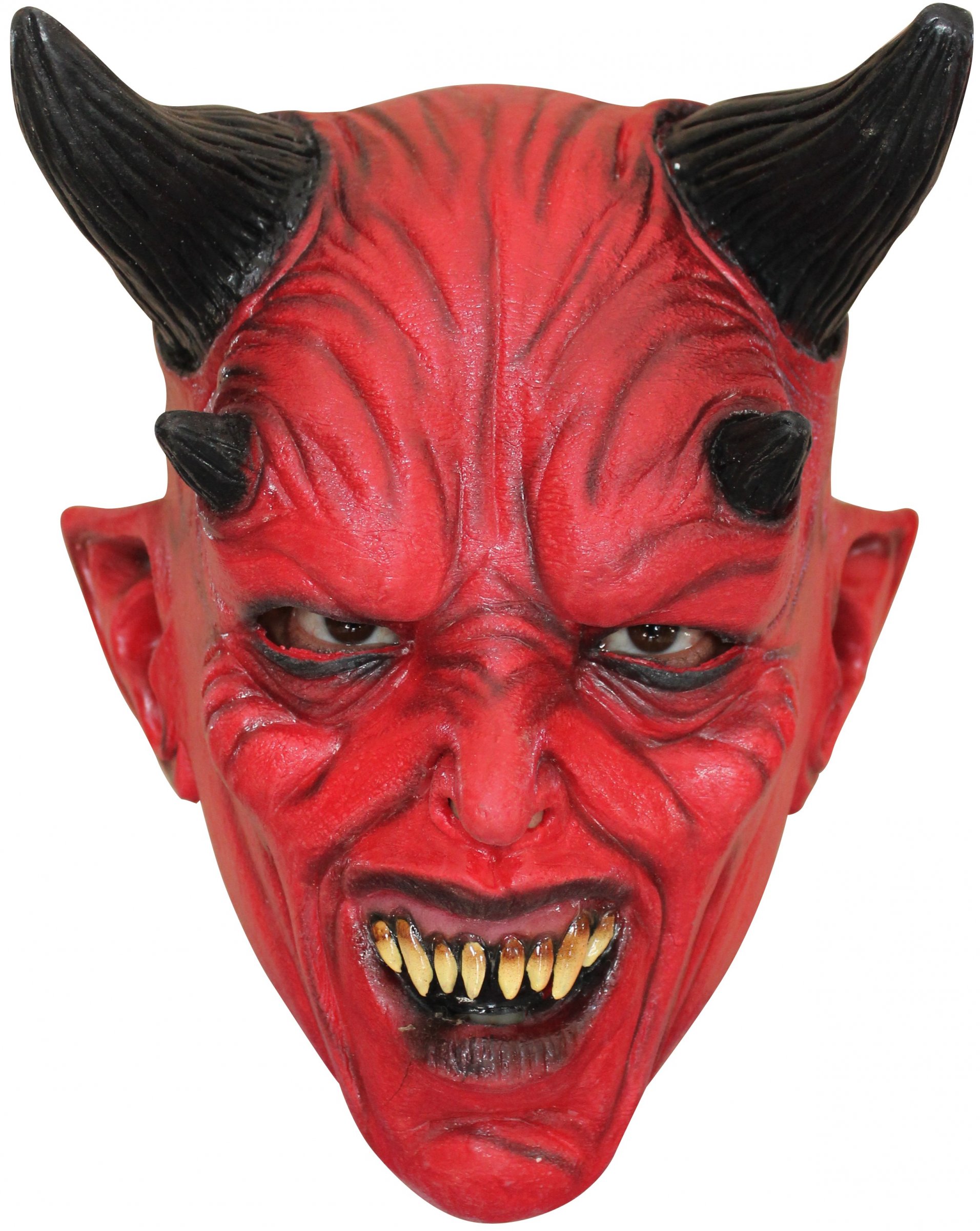 Masque diable rouge adulte Halloween