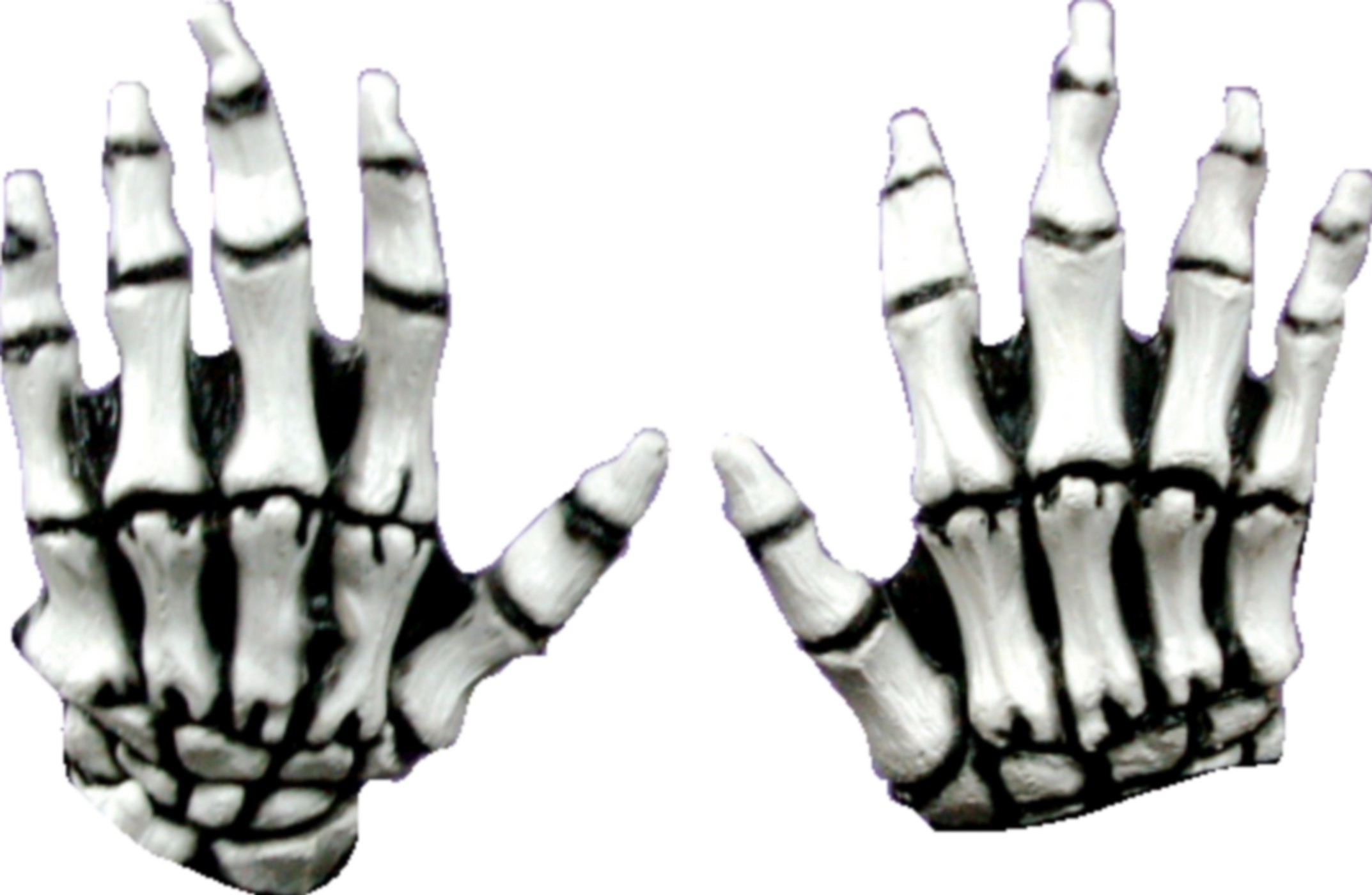 Gants squelette adulte Halloween
