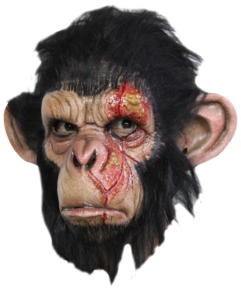 Masque singe infecté adulte Halloween