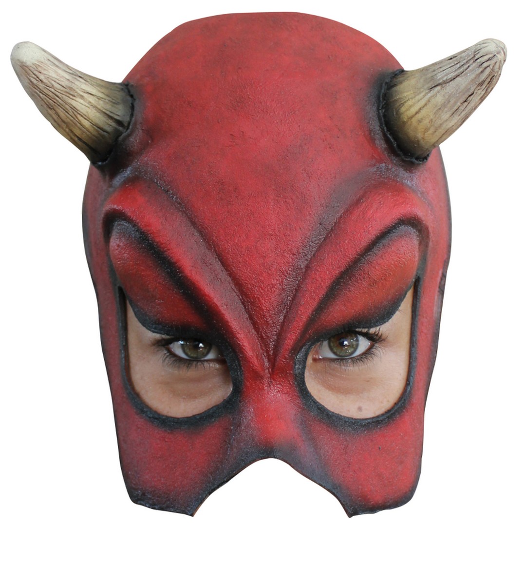 Demi-masque diable sexy adulte Halloween