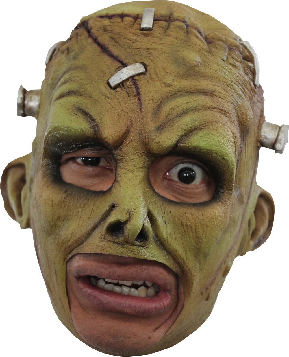 Masque 3/4 créature Frankenstein verte adulte Halloween