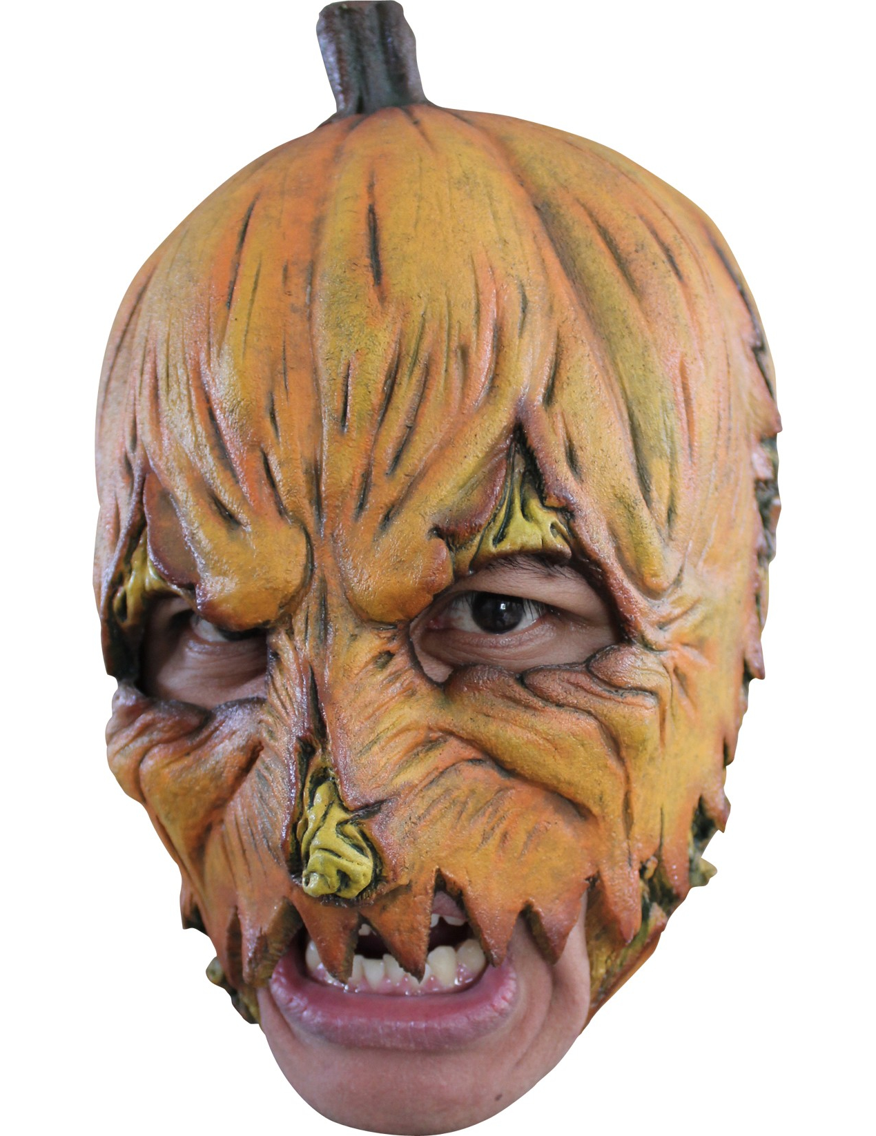 Masque 3/4 citrouille adulte Halloween