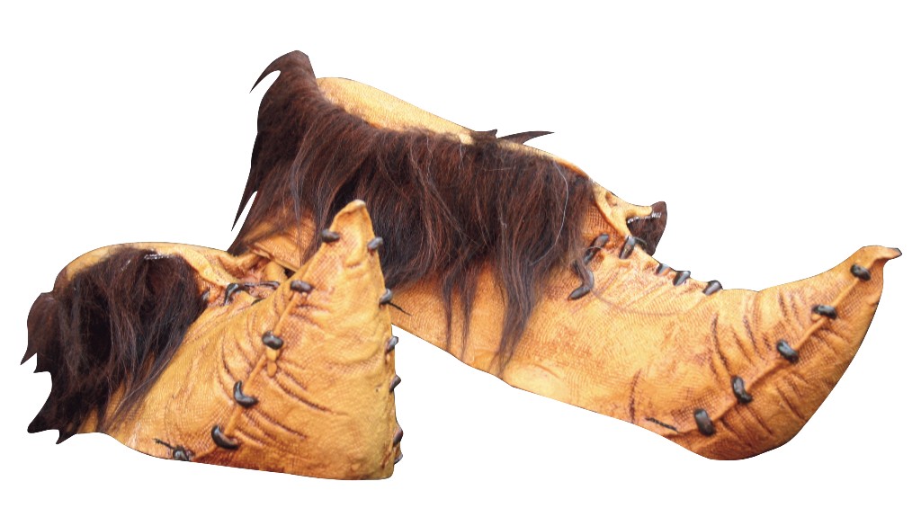 Chaussures lutin marron adulte halloween