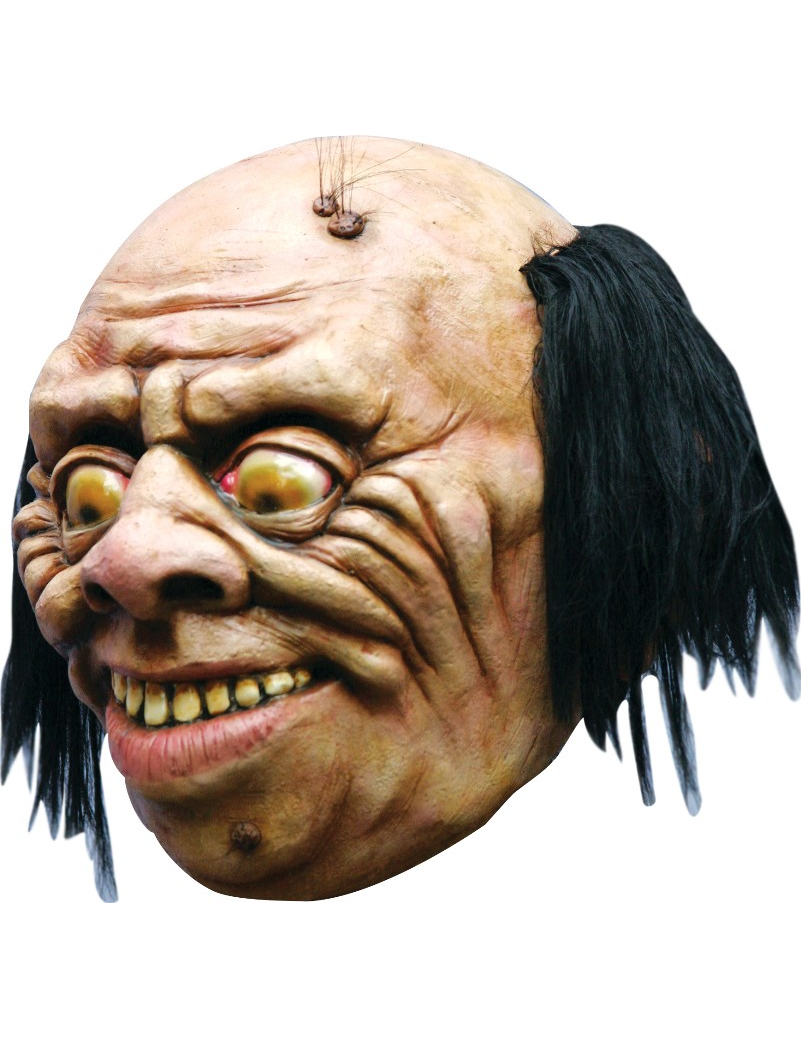 Masque homme dégarni avec verrue adulte Halloween