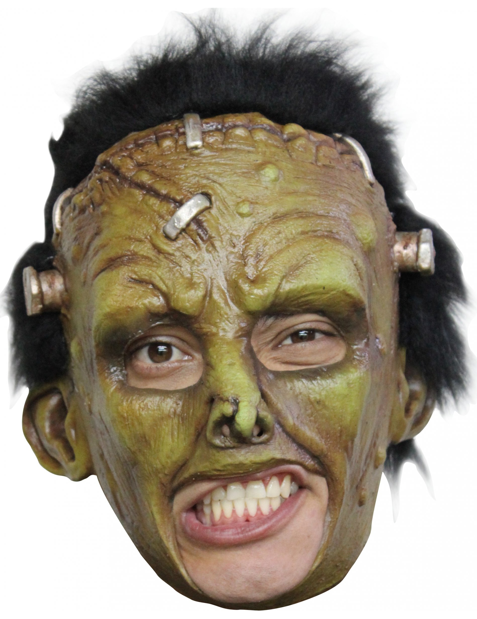 Masque créature Frankenstein verte adulte Halloween