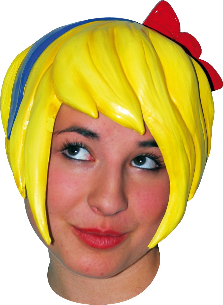 Perruque manga noeud adulte femme