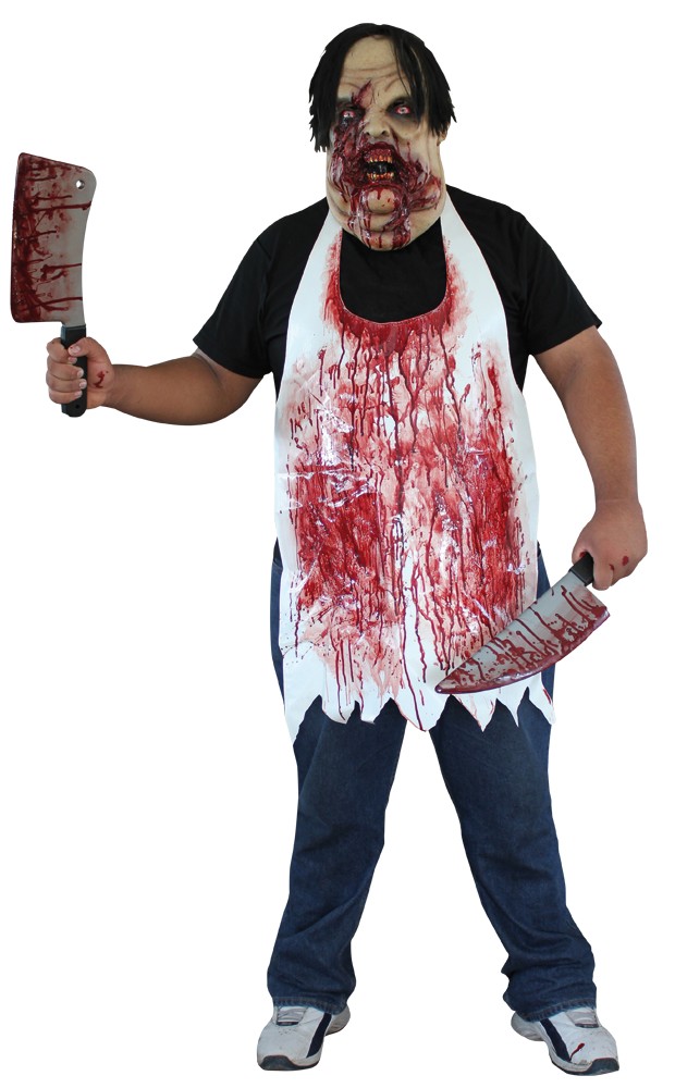 Tablier ensanglanté boucher adulte Halloween