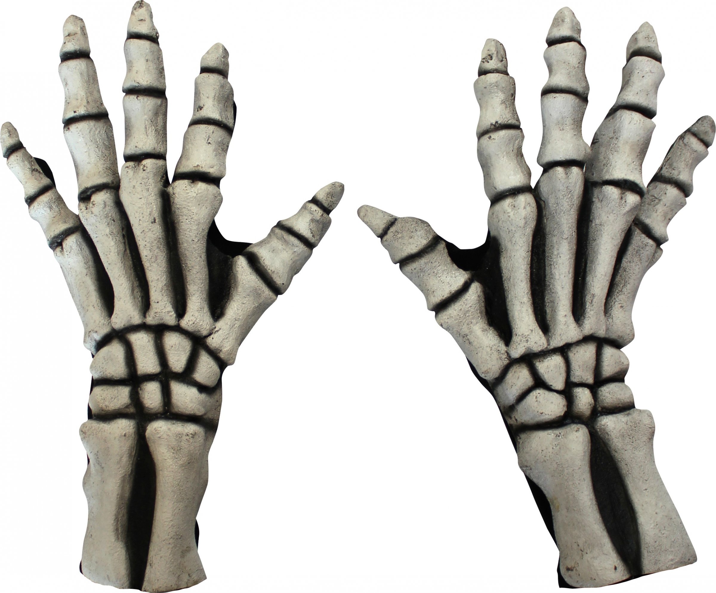 Gants squelette blanc adulte Halloween