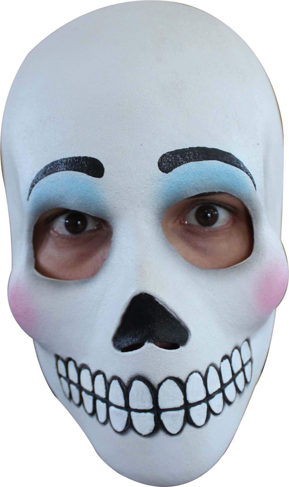 Masque crâne adulte Dia de los Muertos maquillé femme