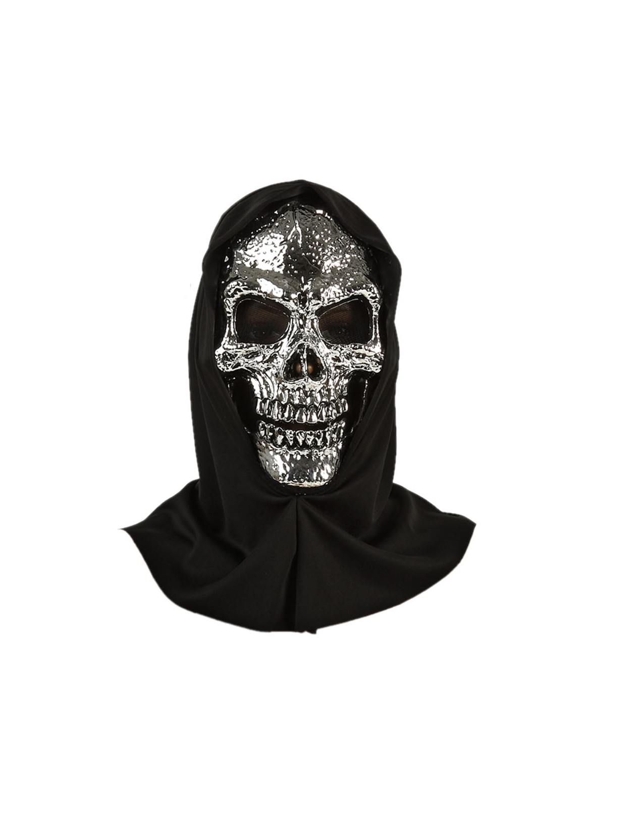 Masque de monstre argenté adulte