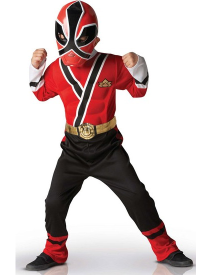 Déguisement power rangers Samourai rouge