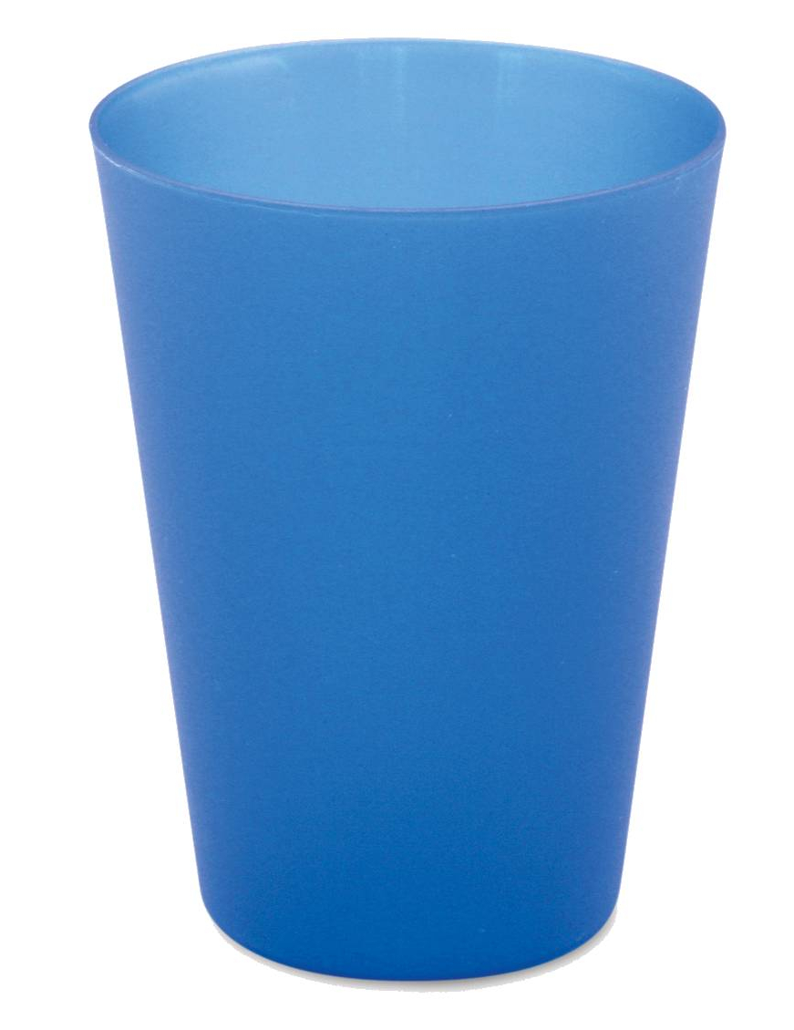 4 gobelets réutilisables bleu bavarois