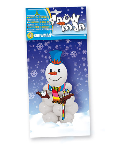 Kit ballons bonhomme de neige