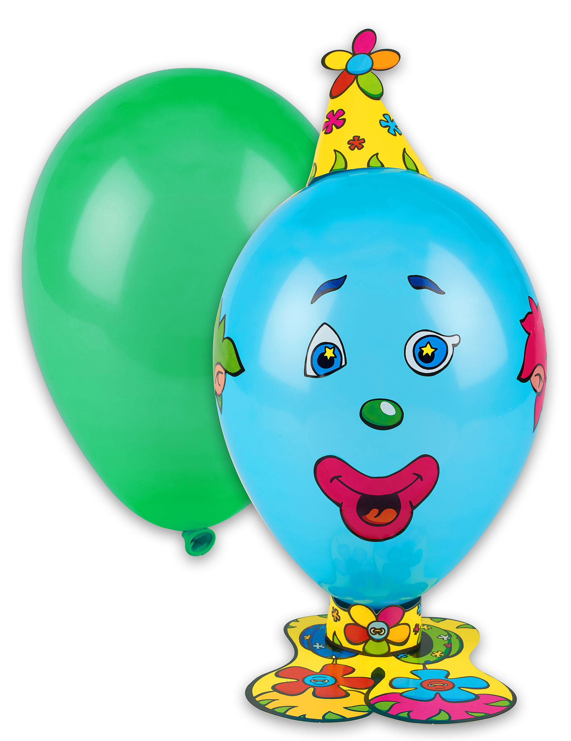 Kit ballons forme bonhomme en fête