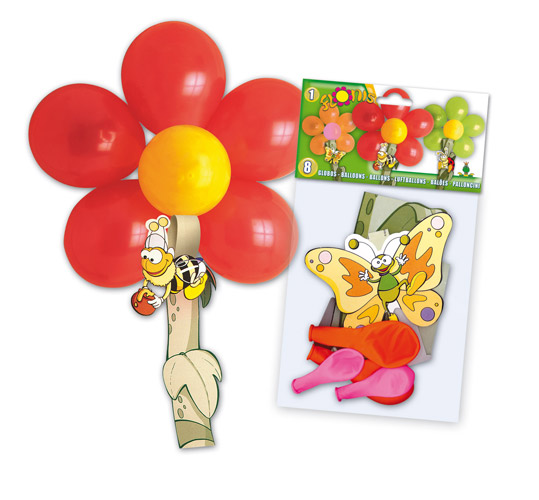 Kit ballons en forme de fleur