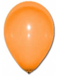 24 Ballons oranges 25 cm