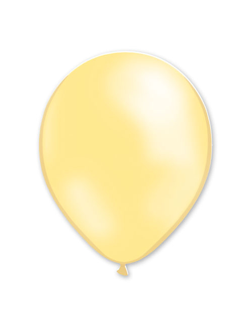 12 Ballons métallisés perles 28 cm