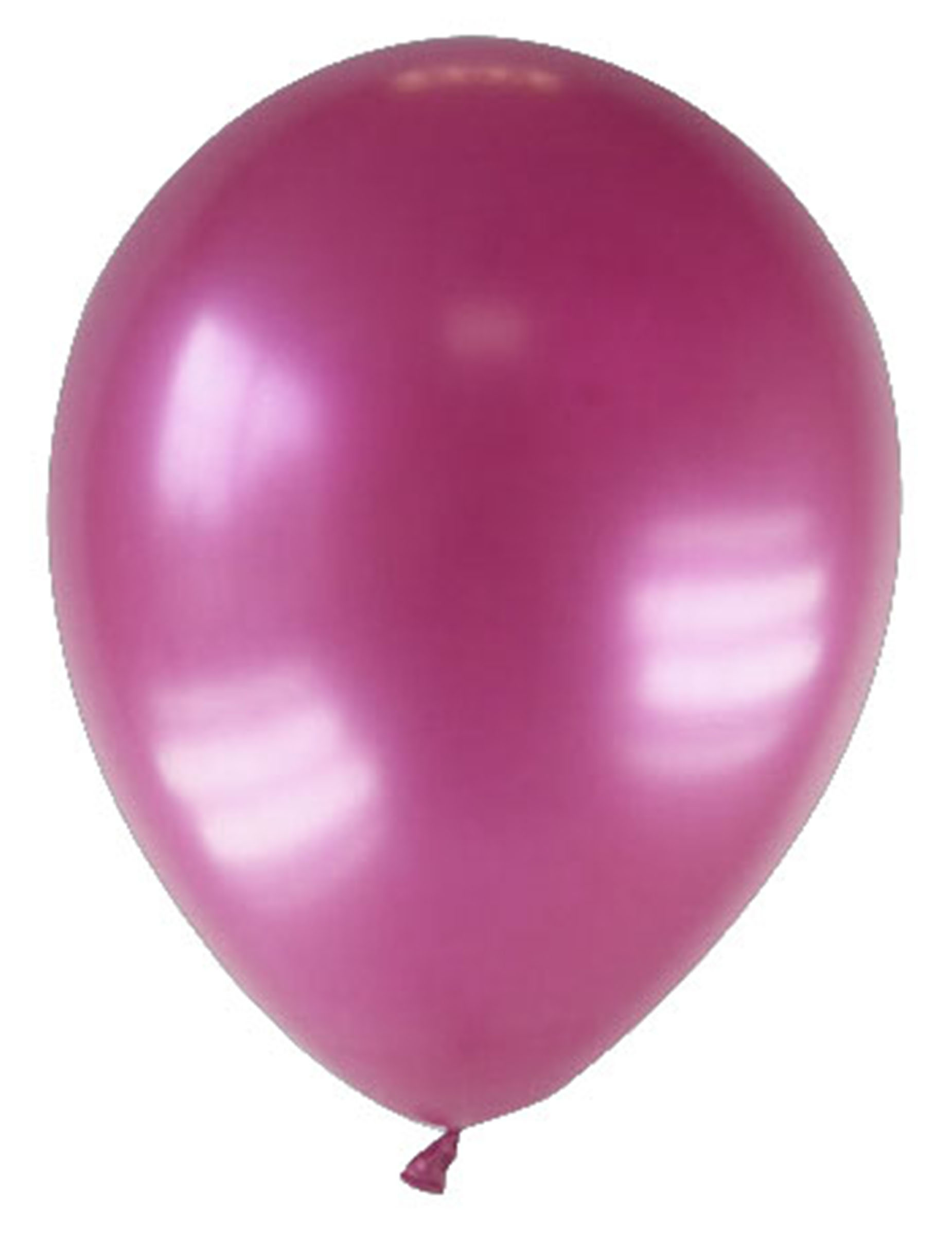12 Ballons métallisés bordeaux 28 cm