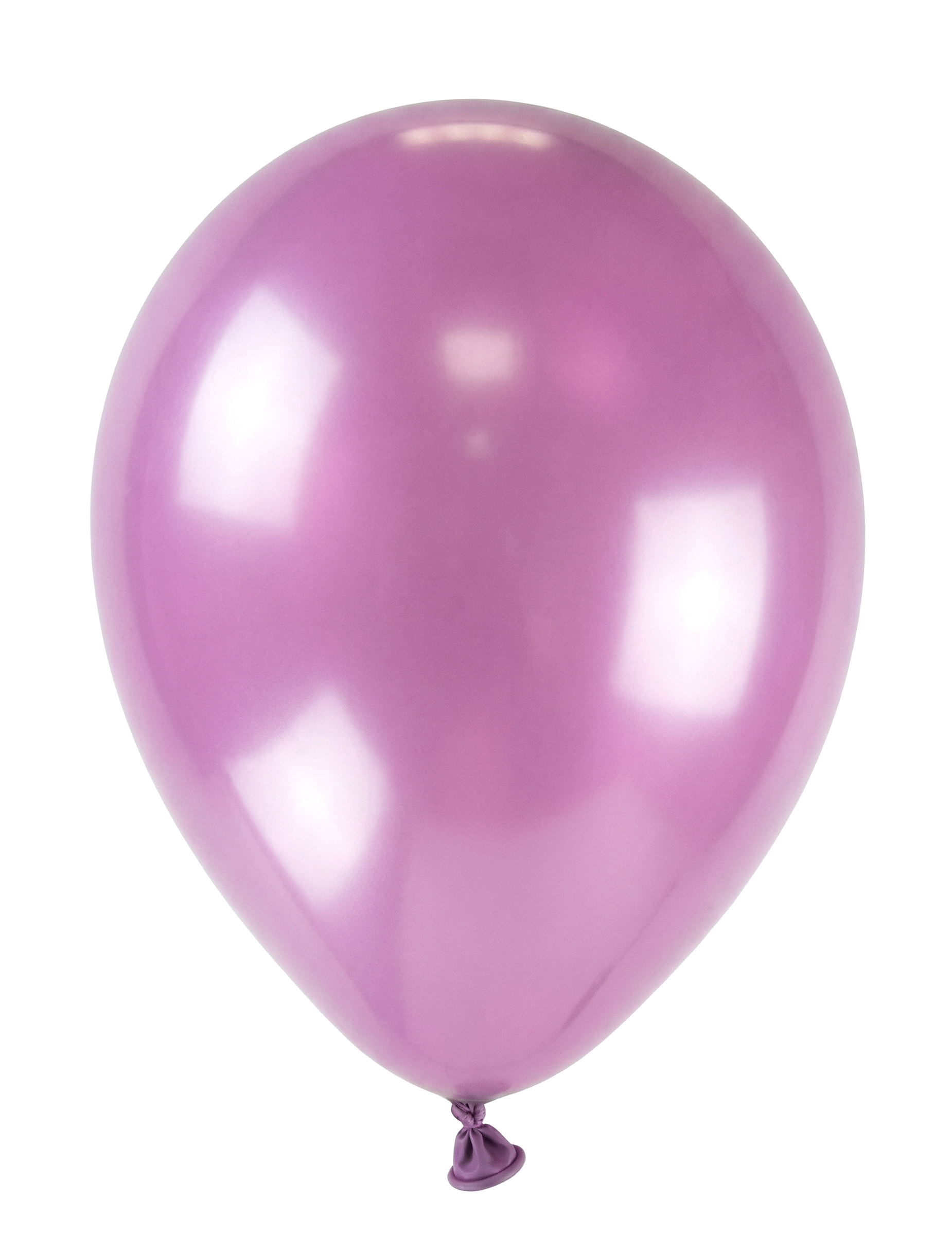 12 Ballons métallisés roses 28 cm