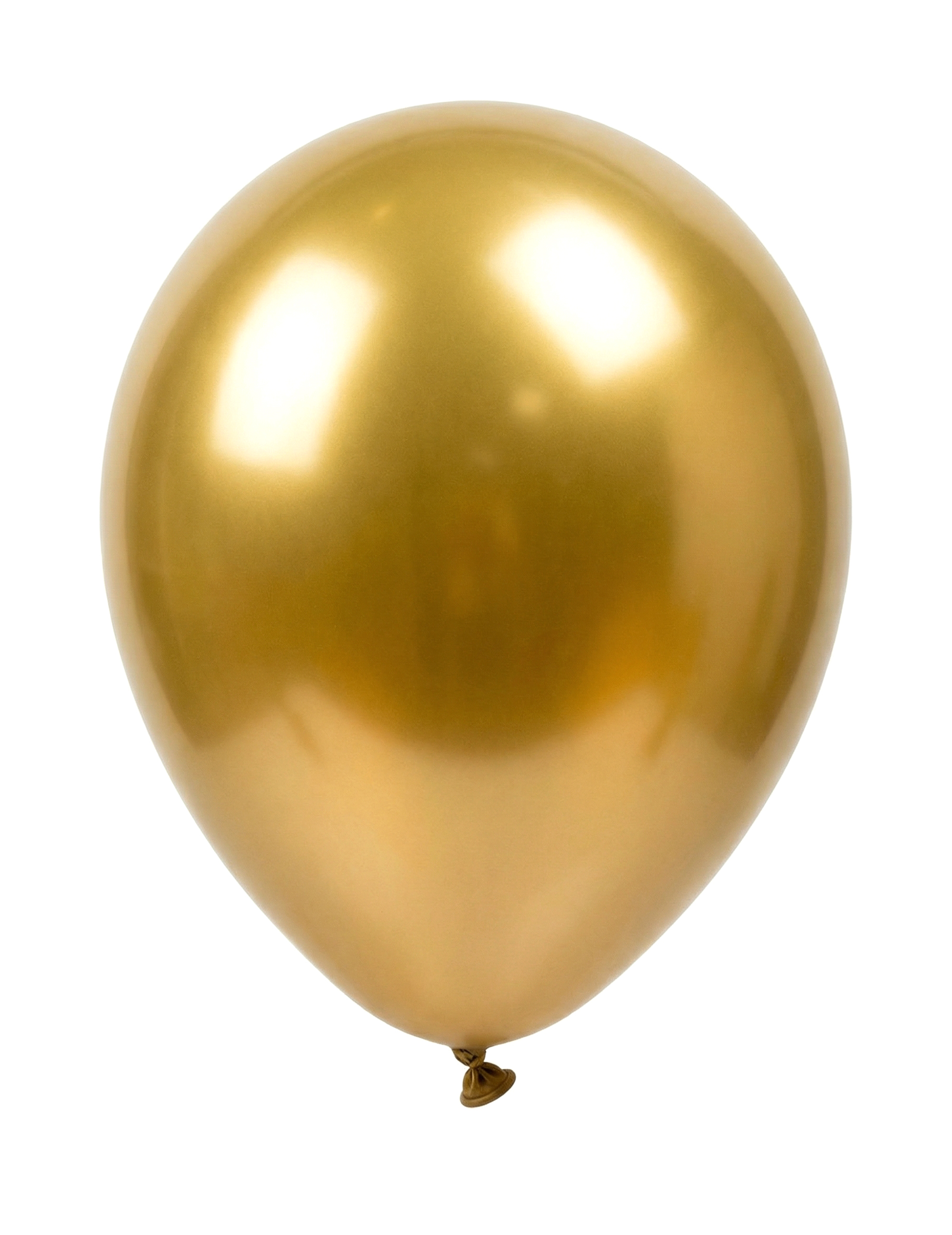 12 Ballons dorés métallisés 28 cm
