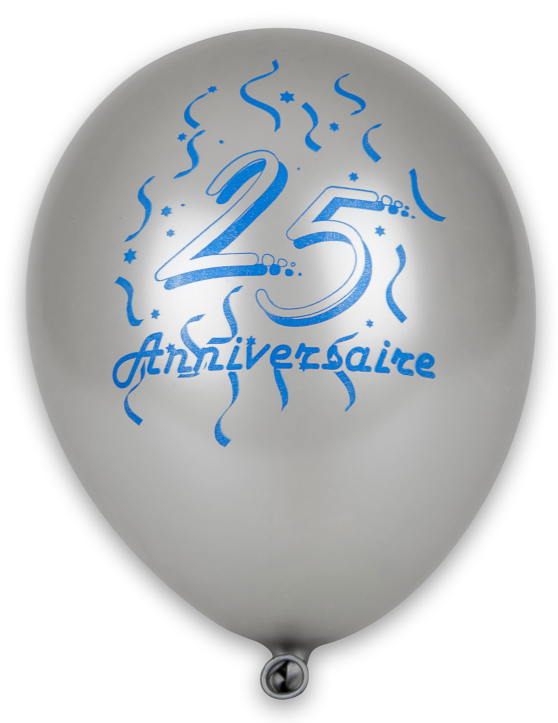 8 Ballons 25ème anniversaire
