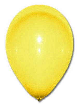 100 Ballons jaunes 27 cm