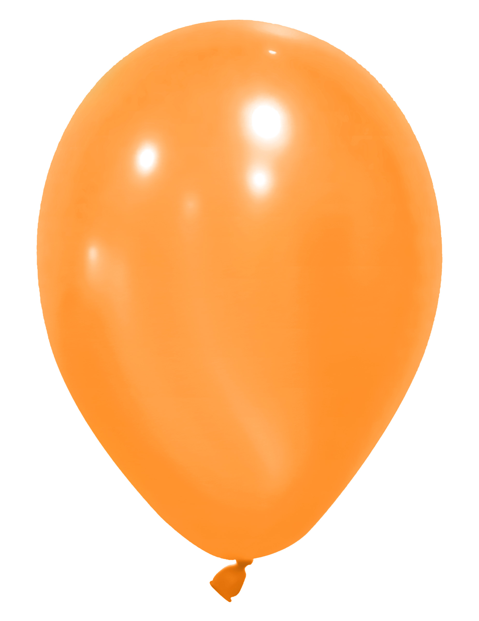 100 Ballons oranges 27 cm