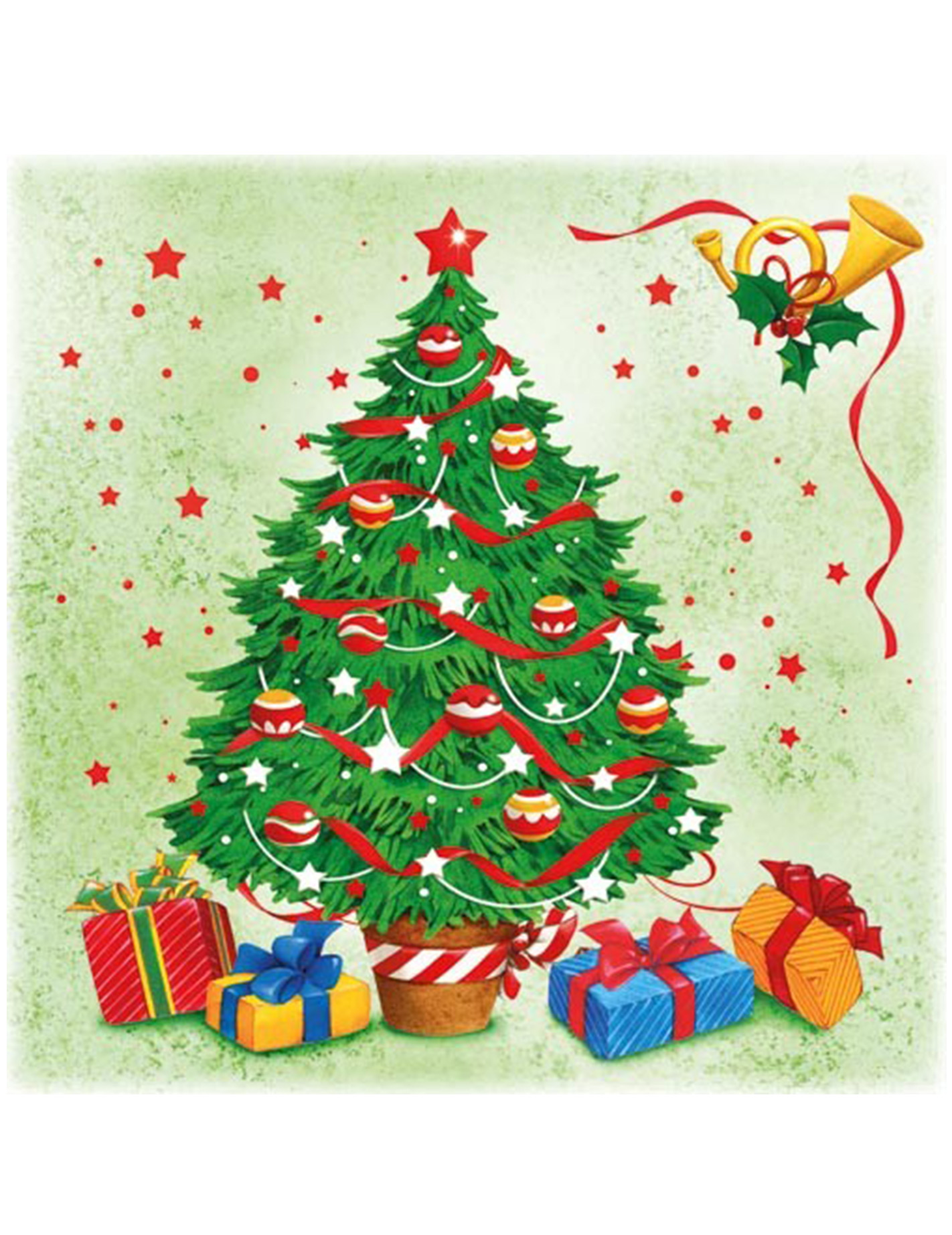 Serviette Christmas Tree
