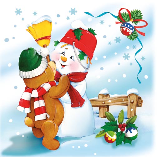 20 Serviettes Noël 33 x 33 cm