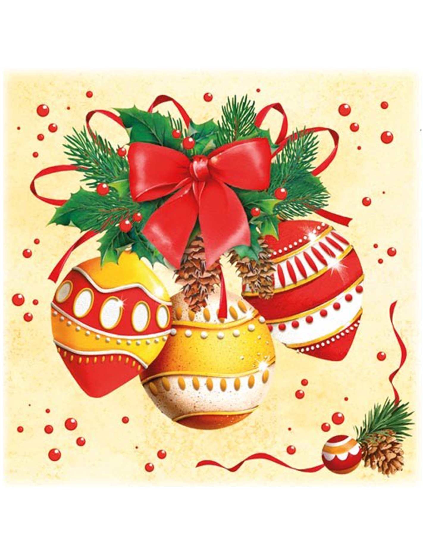 20 Serviettes Noël