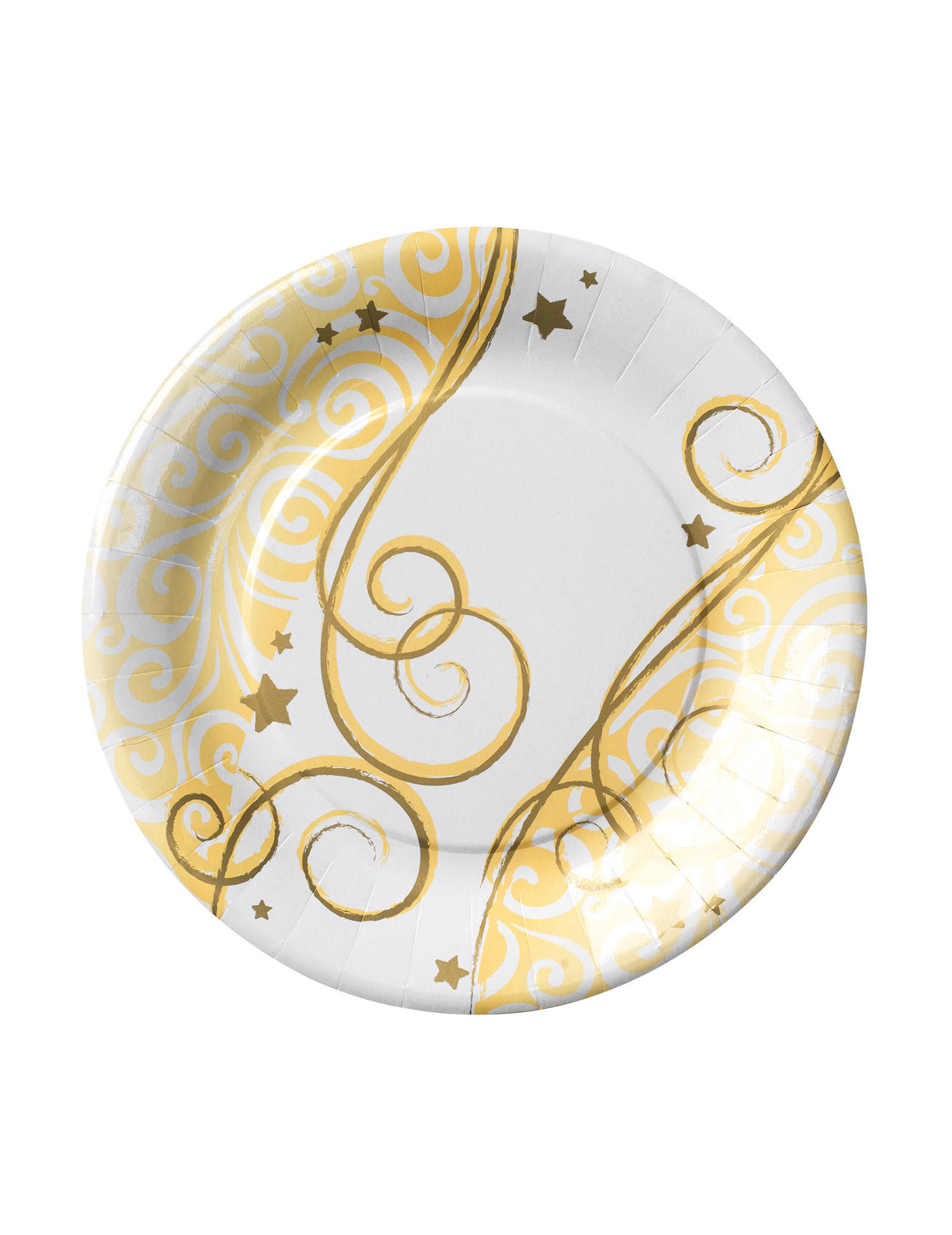 10 Petite assiettes Arabesque Dorées