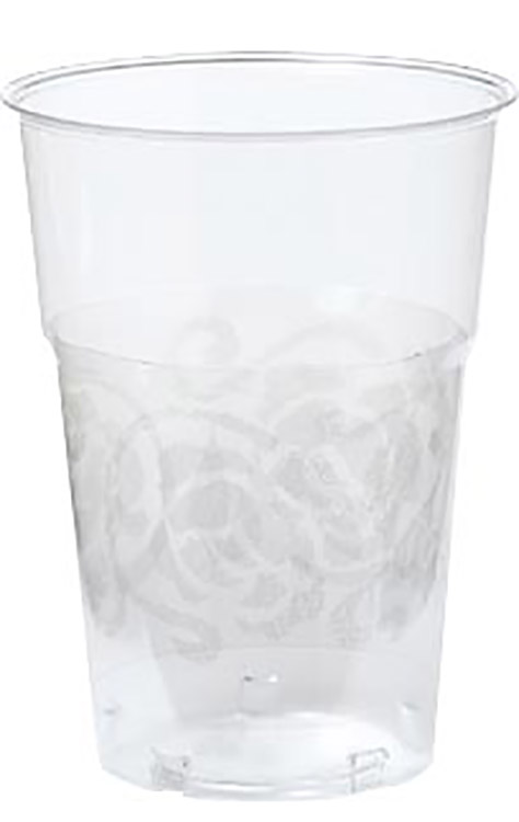 Gobelets Crystal arabesque argentée